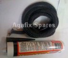 (image for) Door Back Seal 13mm Soft Black Rope Seal Kit with Glue
