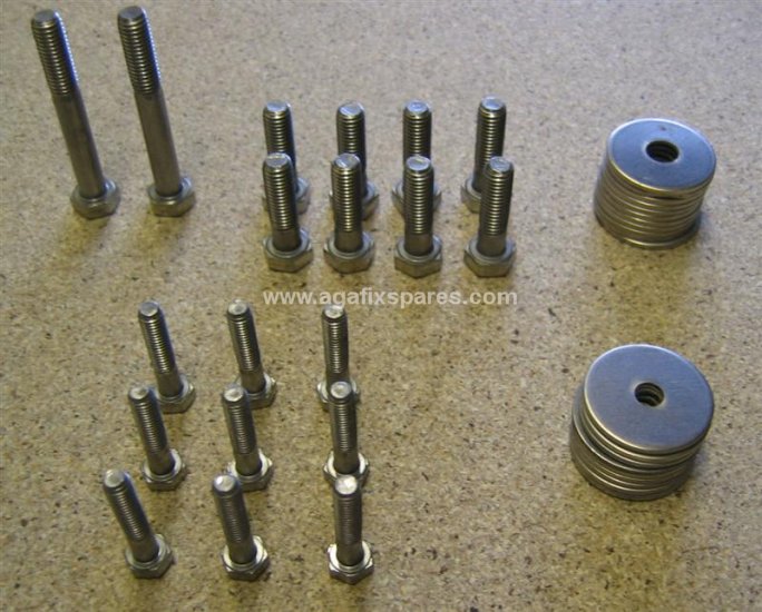 (image for) Alpha Stainless Steel Bolt Set (for UWF set) - Click Image to Close