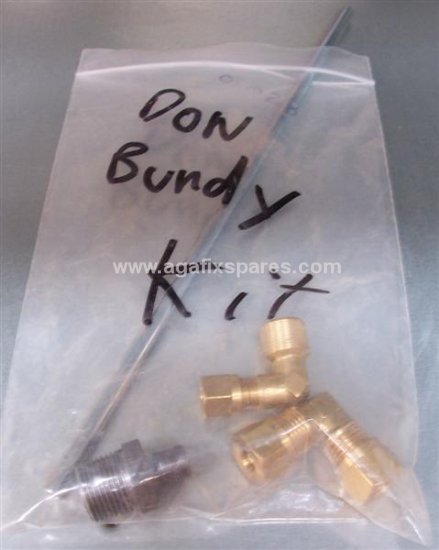 (image for) Bundy Tube with Fittings for Aga range cooker Oil Shallow Well Burners - Click Image to Close