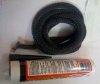 Door Back Seal 13mm Soft Black Rope Seal Kit with Glue