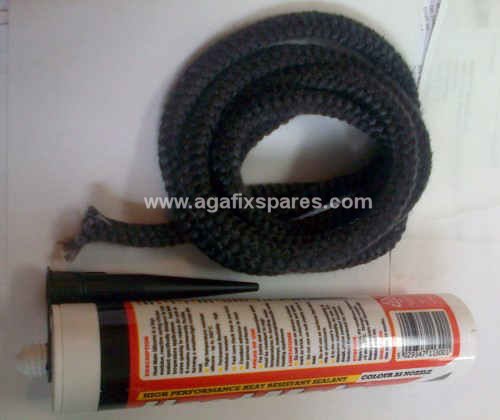 (image for) Door Back Seal 13mm Soft Black Rope Seal Kit with Glue - Click Image to Close