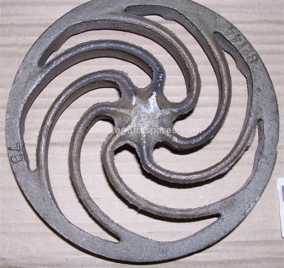 (image for) 7 Spoke Cog Grate for Solid Fuel Standard or Deluxe Aga range cookers - Click Image to Close