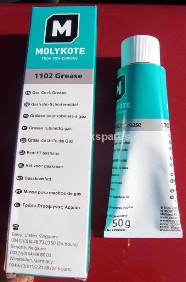 (image for) Molykote 1102 Gas Cock Grease - Click Image to Close
