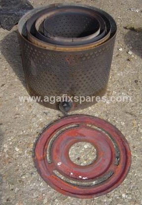(image for) Burner Shells & lid to fit the Don and Aga range cooker 6 Inch base (set of 4) - Click Image to Close
