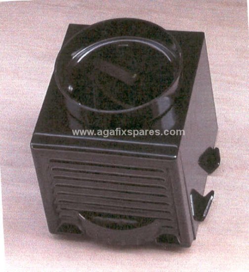 (image for) Metal flue box complete for LH Oven Rayburn Royal, MF & Regent - Click Image to Close