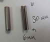 Flue Box Door Roll Pins for Rayburn Royal , 212, MF, 216, Supreme SF, Nouvelle SF