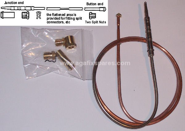 (image for) Thermocouple Universal (900mm) Premium Nickel-plated - Click Image to Close