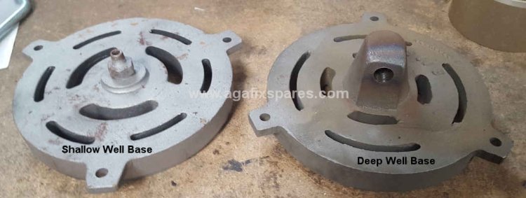 (image for) Used 6 Inch Shallow Well Oil Burner Bases for Aga Range Cookers - Click Image to Close